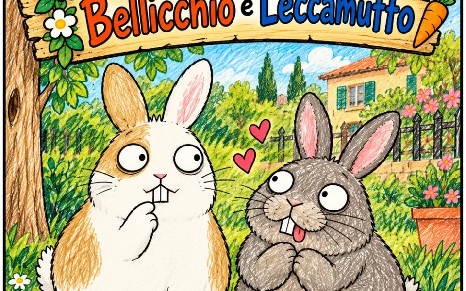 Bellicchio e Leccamuffo iniziano una giornata pensando ai croccantini